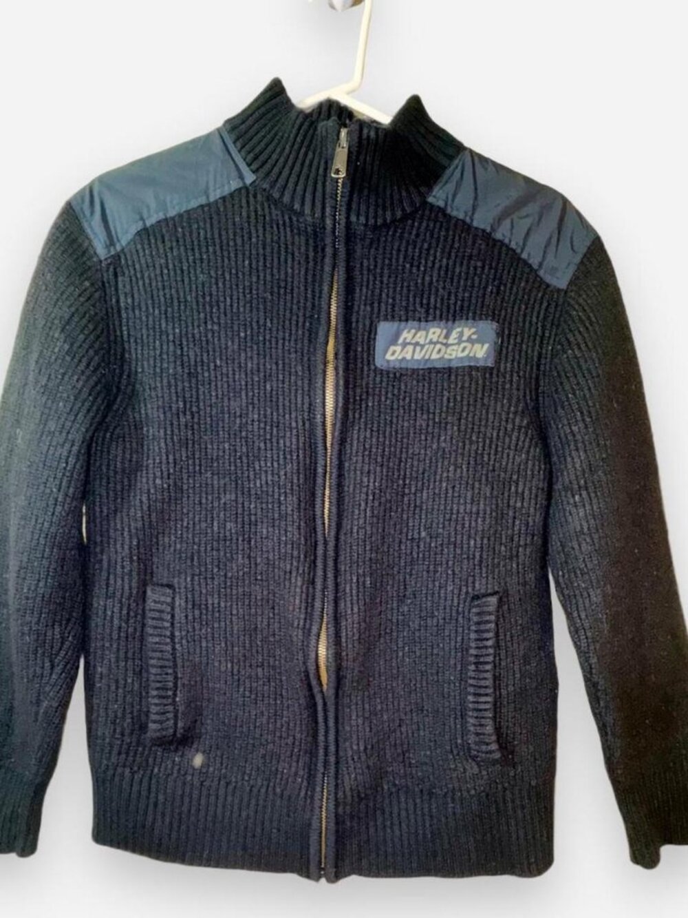 Harley-Davidson Willie G Skull Full Zip Knit Sweater Women’s Medium 96191-24VM